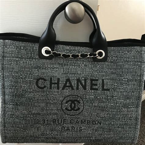 chanel deauville tote 2018 price|chanel deauville tote size comparison.